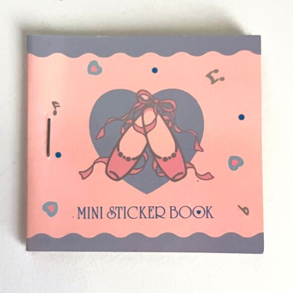 NEW Rare & Complete Vintage Sanrio Petite Plie Ballet Mini Sticker Book 1990 - Picture 1 of 6